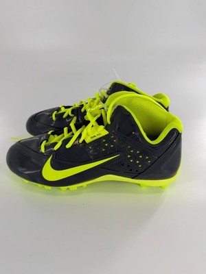 Nike SpeedLax 4 616297-007 Men's US Size 11 Lacrosse Football Cleats Black Neon