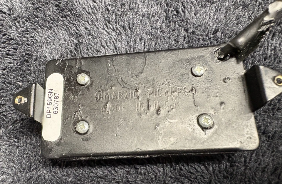 Pastilla de guitarra Dimarzio DP159 Evolution Bridge Humbucker verde  Foto 4 de 4