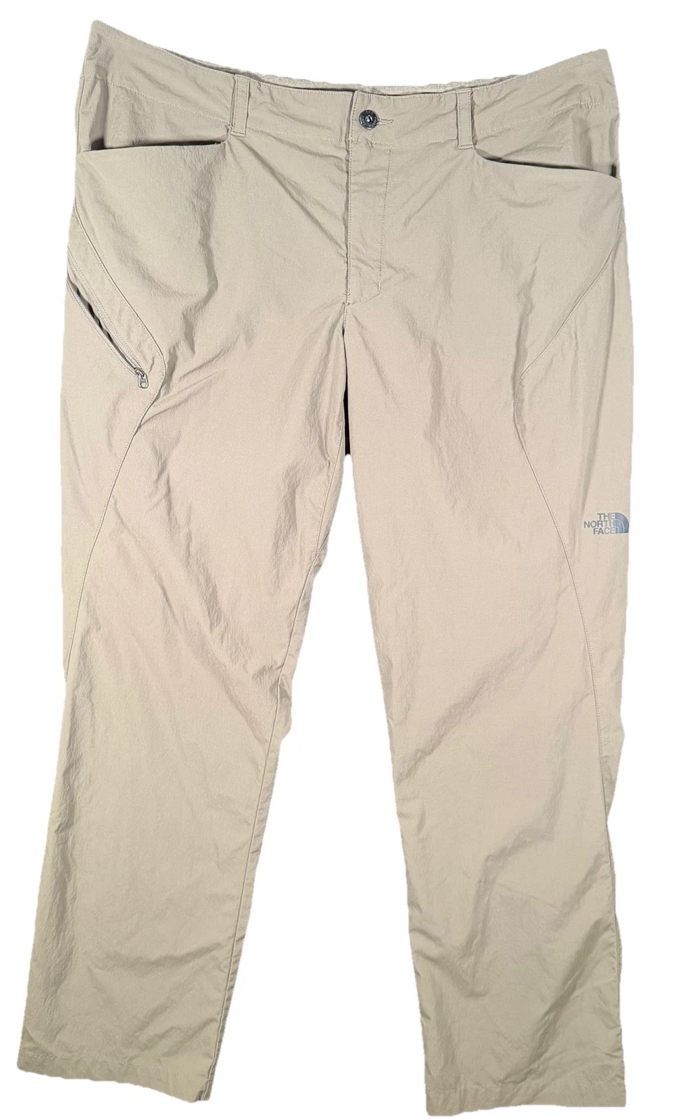 The North Face Pants Men’s Beige Hiking Cargo Pants Nylon Outdoor Size 40X30
