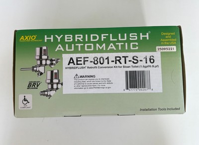 HybridFlush AEF-801-RT-S-12 Flush Valve Retrofit Kit 