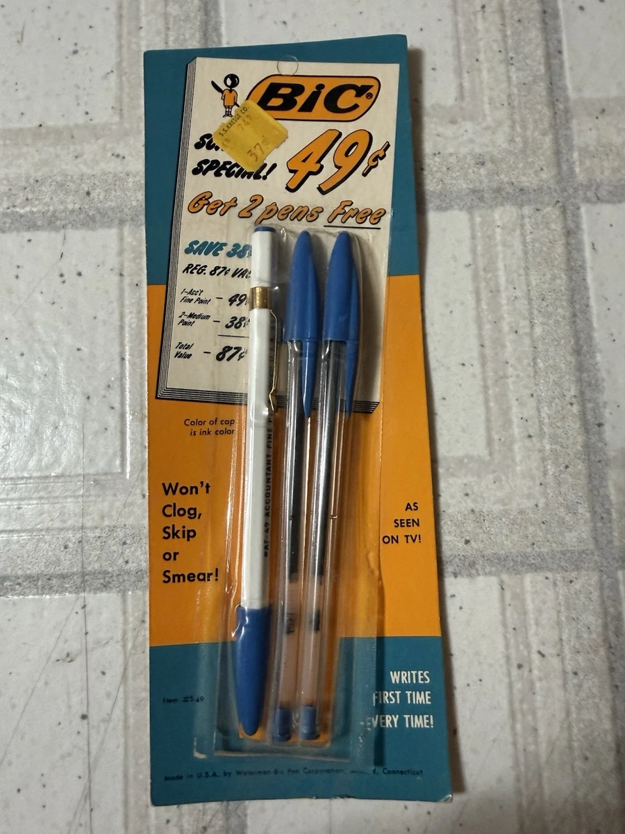 25+ Blue Plastic with Vintage Collectible Ballpoint Pens for sale