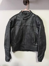 Pro-Rider Heavy Duty Leather Motorcycle Jacket w/ 3M Thinsulate size-40 USA