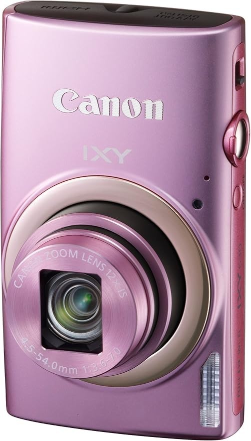 Canon IXY 630 Digital Camera 16MP 12x Zoom Wi-Fi Pink Tested Japan