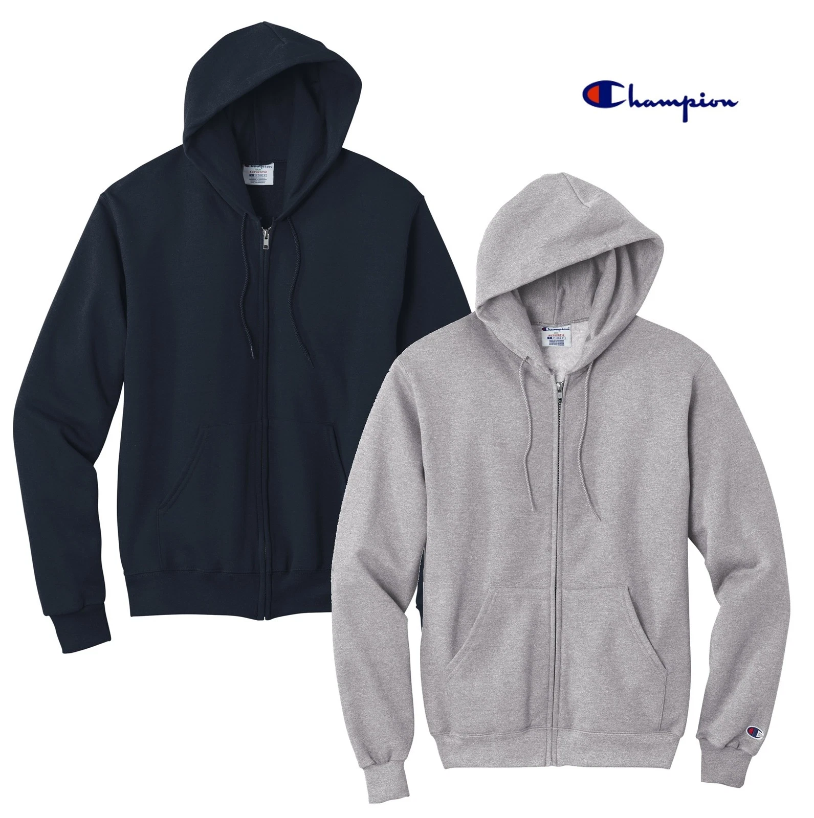 Champion Men's Hoodie Eco Fleece Full Zip Hoodie S800 - Size Small
Opens in a new window or tab
