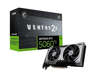 4711377334471 Graphics card GeForce RTX 5060 Ti 16G VENTUS 2X OC PLUS MSI