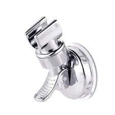 Adjustable Shower Head Holder Suction Cup Handheld Showerhead Wall Mount Bracket