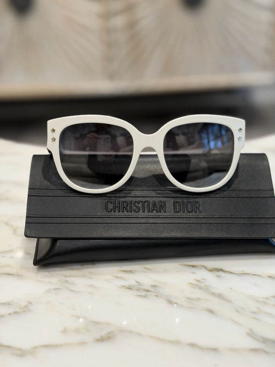 Dior Cat Eye Sunglasses White for Women for sale | eBay