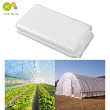 12 × 100 FT 6 Mil Greenhouse Plastic Sheeting Clear Polyethylene Cover Farm