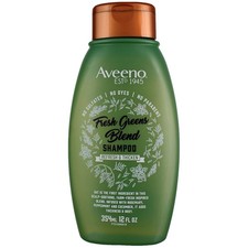 3 Pack Aveeno Fresh Greens Blend Refresh And Thicken Shampoo, 12 fl oz