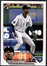 Brendon Davis 2023 Topps Detroit Tigers Rookie #494