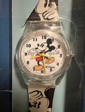 Disney Time Works Mickey Mouse Working Watch Never Removed From Case vintage 