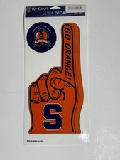 NEW Syracuse University Decal #1 Finger Dorm Decor Fan Wincraft Tailgate
