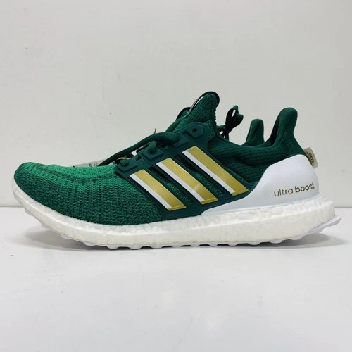 Adidas Men UltraBoost 2.0 DNA X PE FZ5485 Green White Gold Textile Size 12