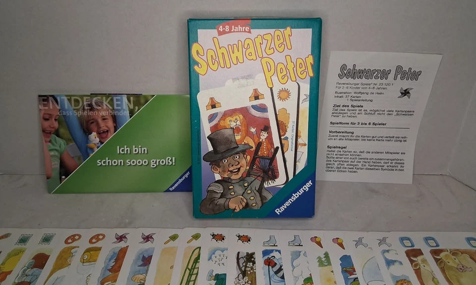2001 Ravensburger Schwarzer Peter Card Game *German Writing* - Image 2 of 4