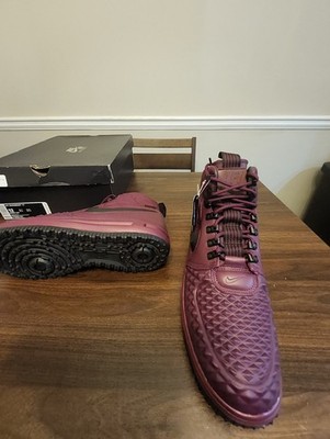 Size 12 - Nike Lunar Force 1 Duckboot Burgundy