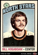 1976 O-Pee-Chee NHL #73 Bill Hogaboam North Stars 7 - NM