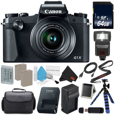 Canon PowerShot G1 X Mark III Digital Camera #2208C001 International Version (No