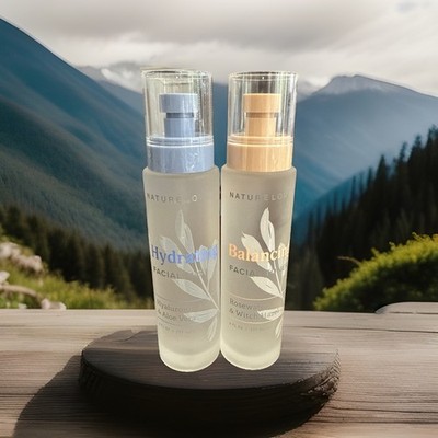 Nature Love Balancing Facial Toner And Hydrating Facial Mist 6oz Each.