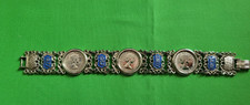 Vintage Queen Elizabeth ll Silver Jubilee sixpence bracelet. Great condition.