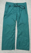 Eastern Mountain Sports Pants Mens Small Green Waterproof Outdoors 38x29 EMS