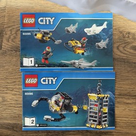 LEGO CITY: Deep Sea Exploration Vessel 60095 INSTRUCTIONS ONLY