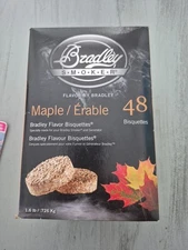 Bradley Smoker Bisquettes for Grilling and BBQ, MAPLE , 48 Pack