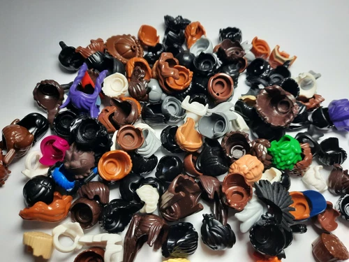Lego Figuren Haare Bart 20 Teile Kopfbedeckung City Figuren Zubehör Frisuren