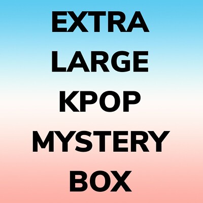 Extra Large Kpop Box - Lot / Bundle Includes Albums, Official Goods, Gifts, Etc.