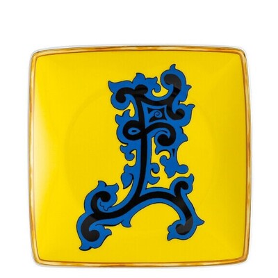 Versace Rosenthal - Square Flat Bowl 12Cm Versace Holiday Alphabet E