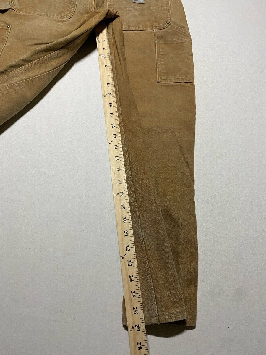 Carhartt Double Knee Carpenter Pants 32x28 Duck Made In USA