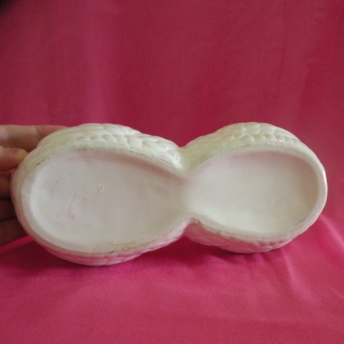 Plato de caramelo maceta doble cerámica porcelana cisnes Kissing Swans vintage - Imagen 22 de 22