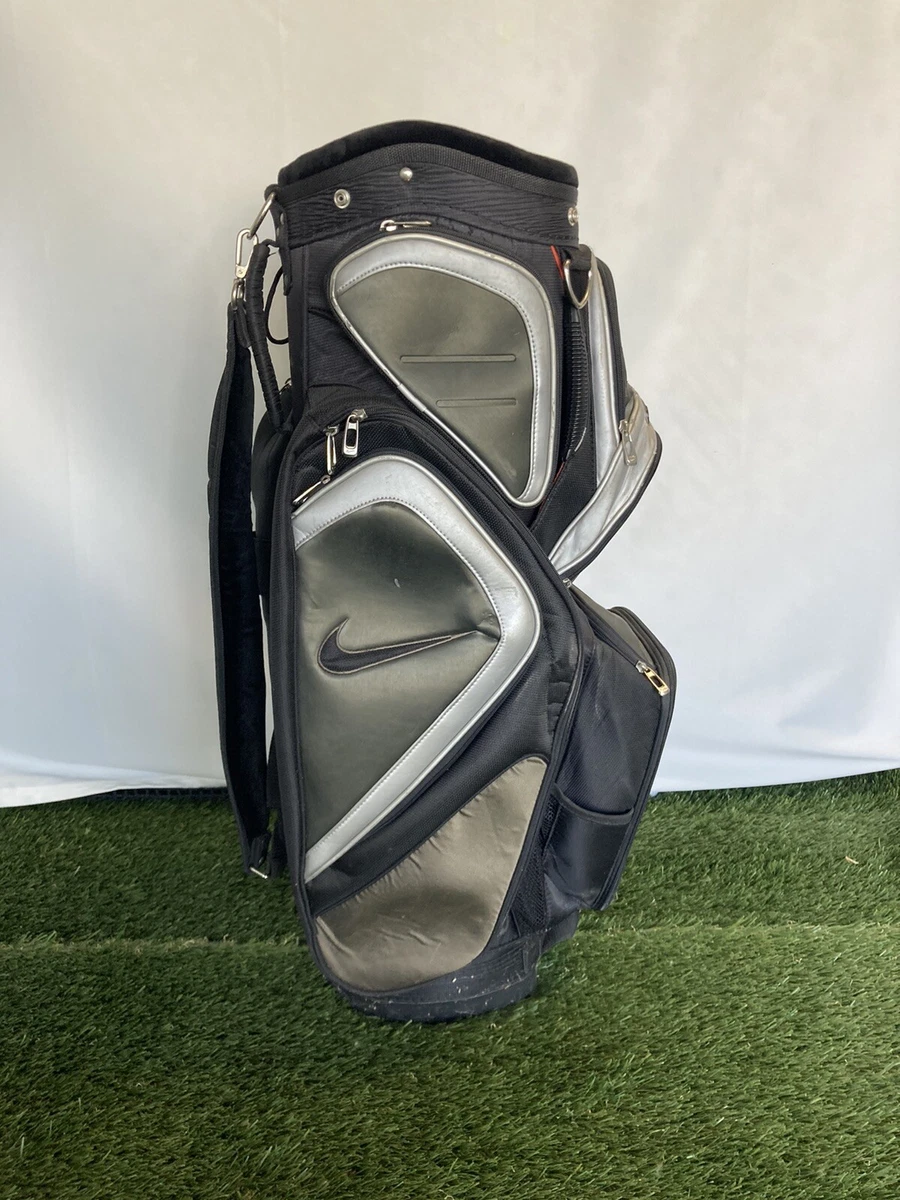 Commotie Verdampen Berg Vesuvius Nike Golf Cart Bag 14 Way Divider Black/Grey | eBay