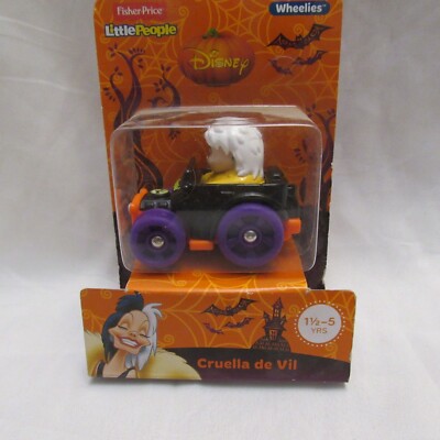 Fisher-Price Little People Disney Wheelies Cruella De Vil Car 1.5-5 Yrs