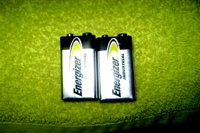 2 x Energizer 9V batteries Industrial 9 VOLT ~ NEW exp 12-2030