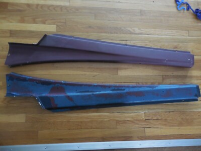  AMC MARLIN INSIDE QUARTER PANEL TRIM PIECES, MAROON FIBERGLASS 1965 and 1966