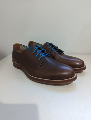 ✨J. Shoes Men\'s WILLIAM PLUS Sz 11 Dark Brown Oxfords✨ J. SHOES WILLIAM PLUS MENS OXFORD BROWN LEATHER SHOES SZ 10  main image 3