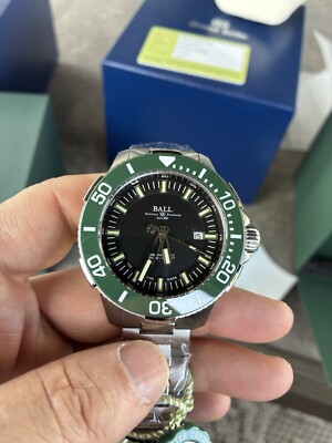 Ball Engineer Hydrocarbon Deep Quest Automatic Green Dial Watch DM3002A-S4CJ-Bk