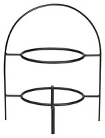 Asa Selection Tresor Etagere Kuchenplatte ServierstäNder Metall Schwarz H 28 Cm