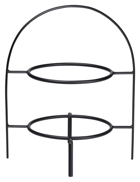 Asa Selection Tresor Etagere Kuchenplatte ServierstäNder Metall Schwarz H 28 Cm-image