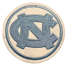 Embroidered/Tackle Twill Iron-on Patch - North Carolina Tarheels (UNC)