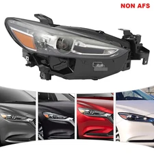 Right RH Front Head light Lamp Black Headlight Assembly For 2018-2021 Mazda 6