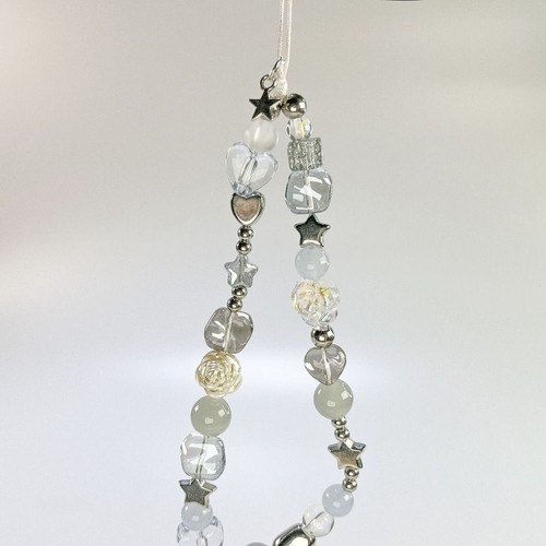 Y2K Beaded Phone Chain Luxury Wrist Short Rope Bag Phone Accessories - Zdjęcie 5 z 8