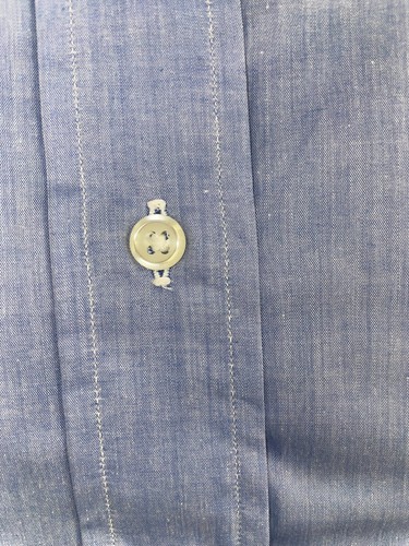 Jack Taylor Beverly Hills Blue LS Men's Dress Shirt 15.5-34 100% Cotton NWT - Picture 7 of 8