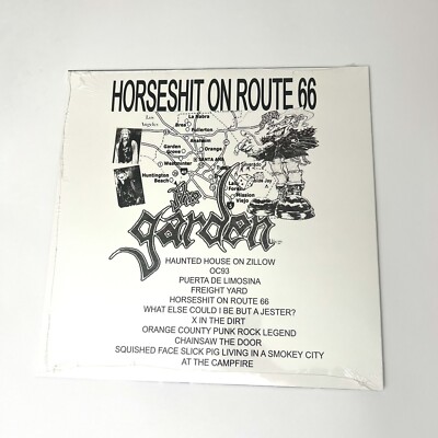 THE GARDEN VINYL BLACK VERSION SEALED HORSE SHIT ON ROUTE 66