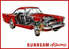 Sunbeam Alpine Series 3 Poster - Ideal Gift!