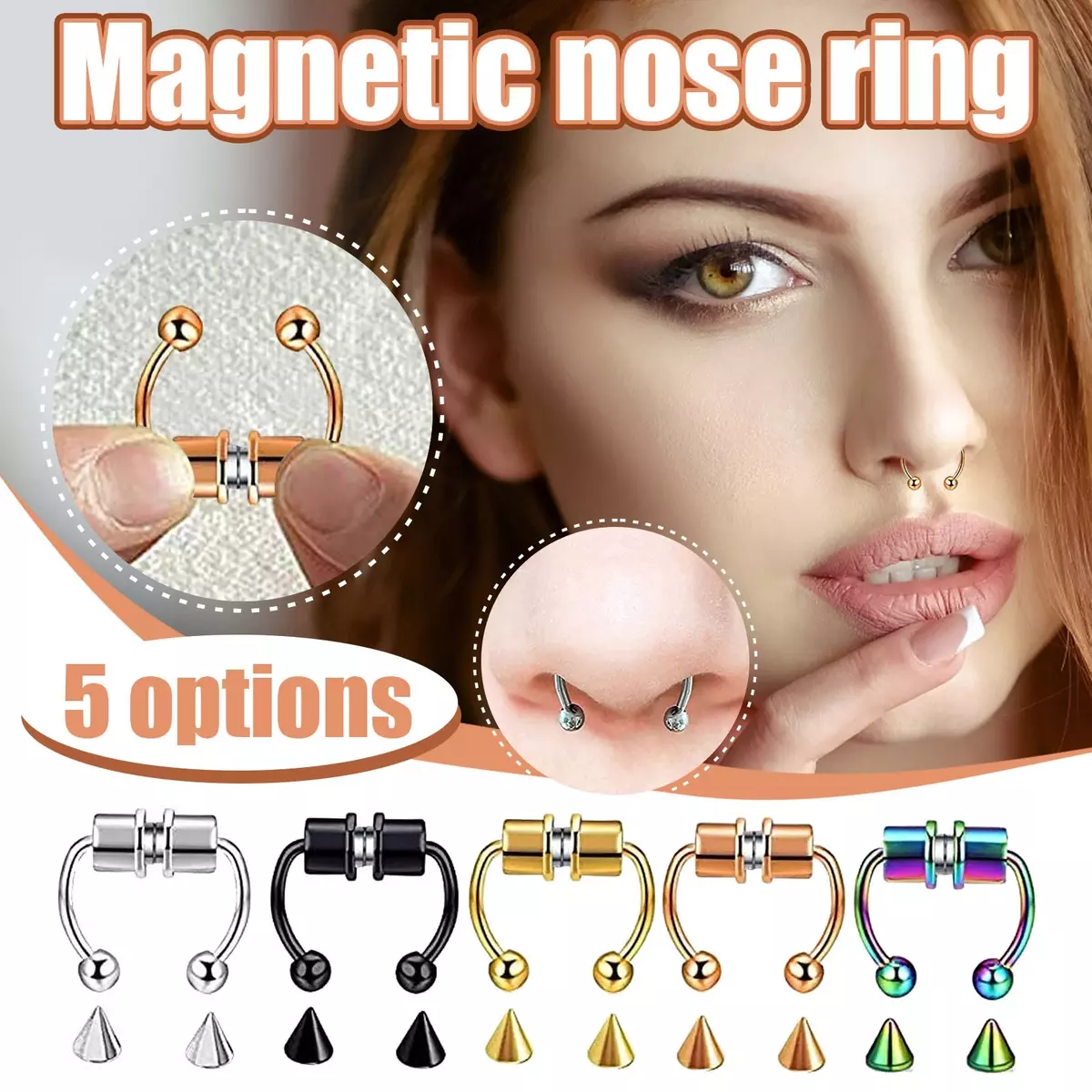 Septum nose ring store without piercing