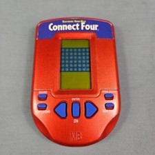 Connect Four 4 Hasbro Electronic Handheld 2002 Travel Skill Game Red