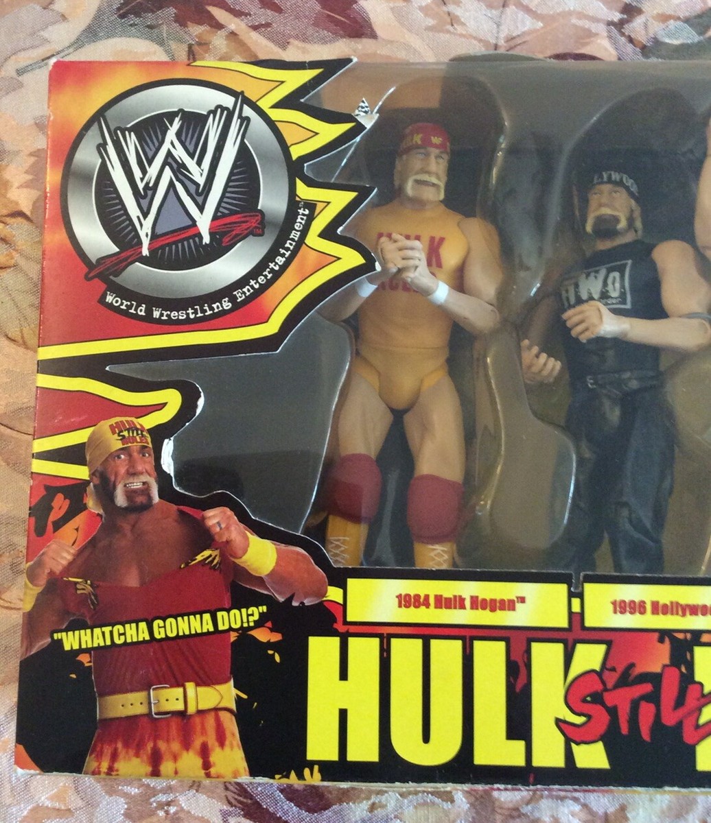 WWE Hulk Still Rules フィギュアセット　Jakks JAKKS PACIFIC WWE HULK HOGAN 3 PACK “HULK STILL RULES