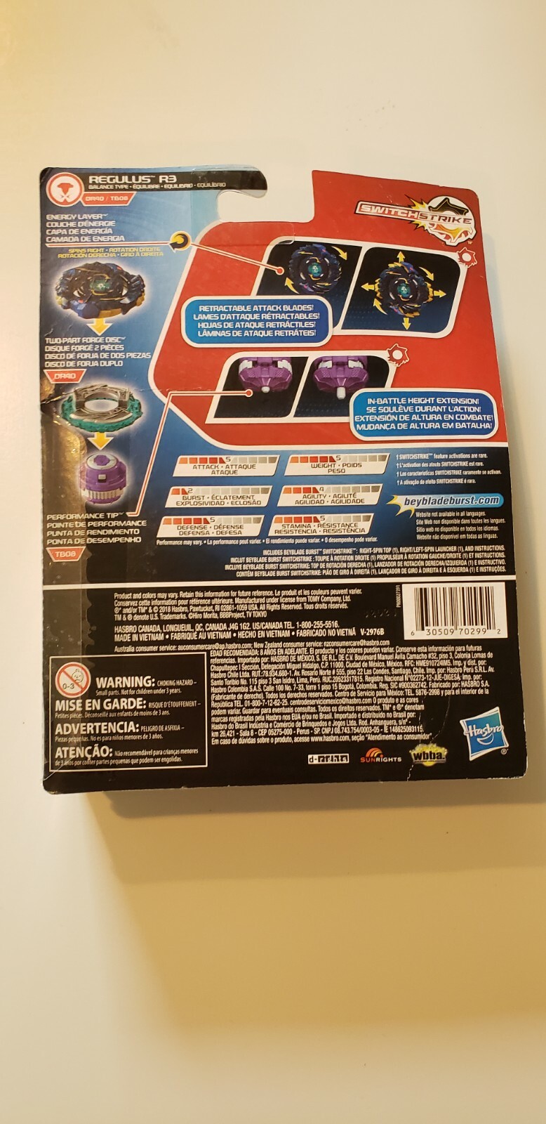hasbro beyblade burst evolution switchstrike starter pack regulus r3