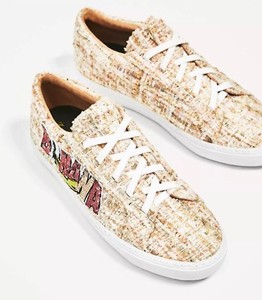zara tweed sneakers